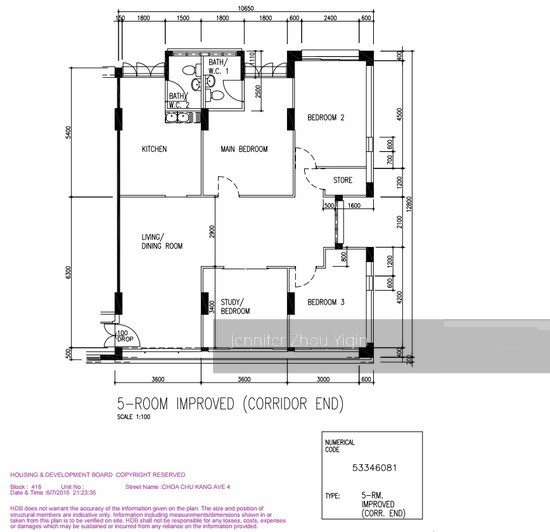 Blk 418 Choa Chu Kang Avenue 4 (Choa Chu Kang), HDB 5 Rooms #127843792